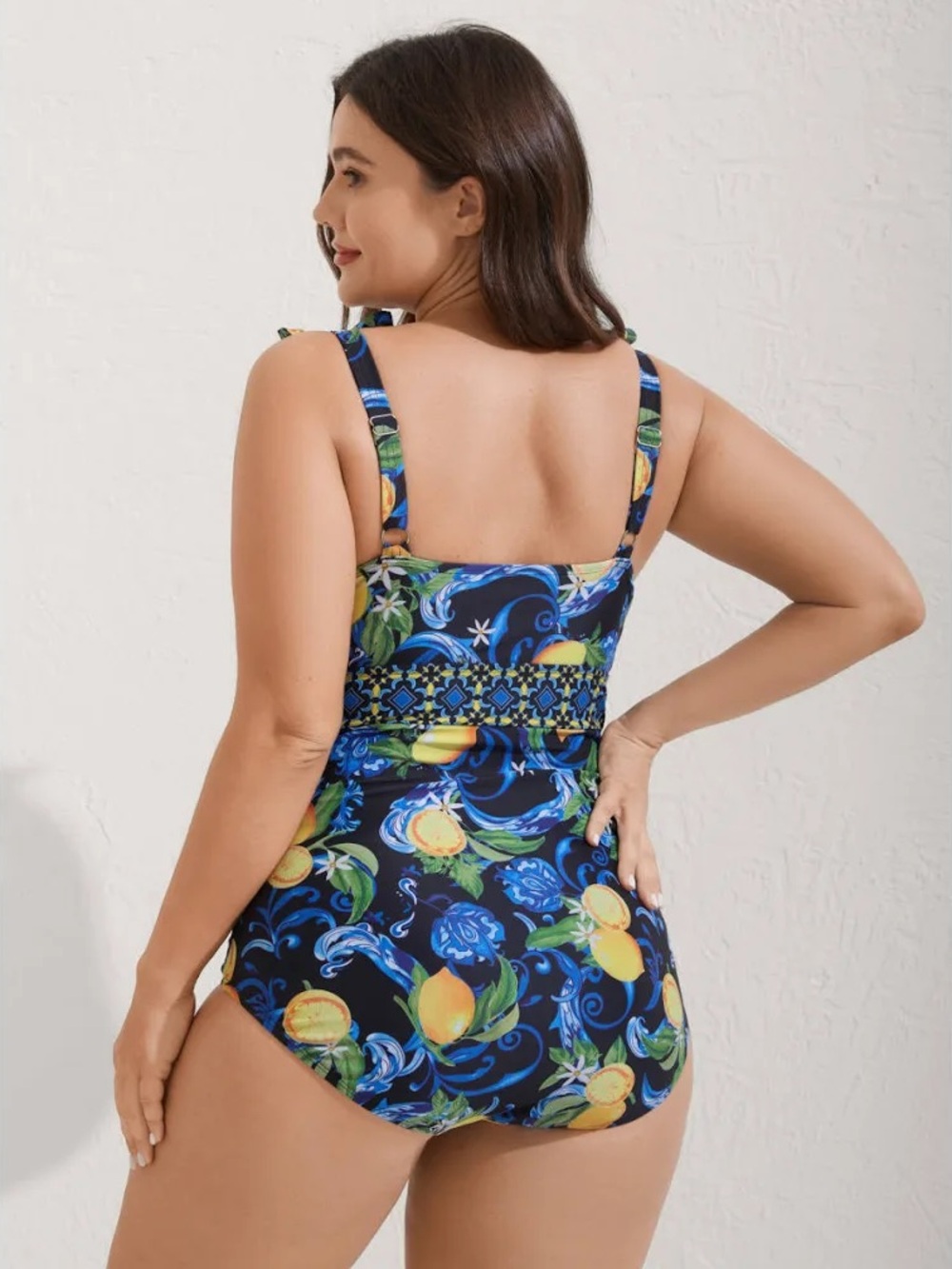 BloomChic One Piece Swimsuit with Matching Swim Skirt Cover up - Picture 12 of 12